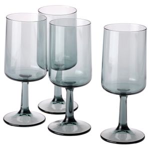 جام شیشه ای پایه دار ایکیا مدل IKEA OMBONAD